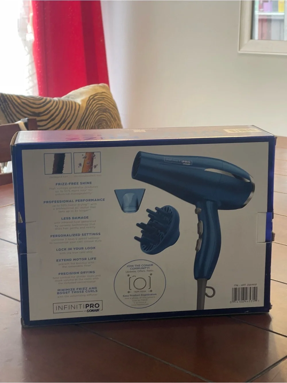 InfinitiPRO Frizz-Free Pro Dryer - Blue